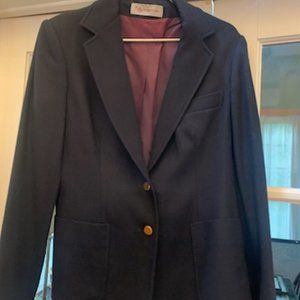 Navy Blue Vintage Evan Picone Blazer.